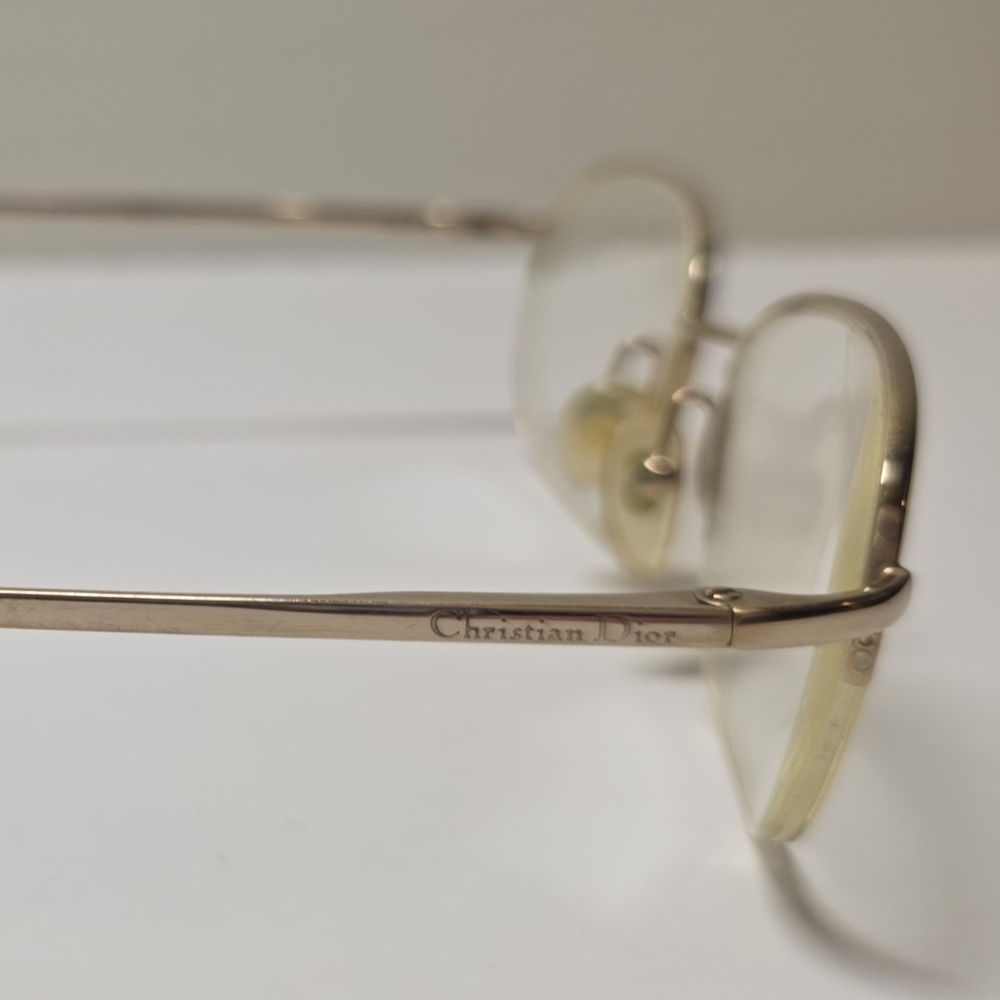Authentic Christian Dior 4511 Gold Metal Tortoiseshell Eyeglass Frames 40A-135 - Picture 2 of 7